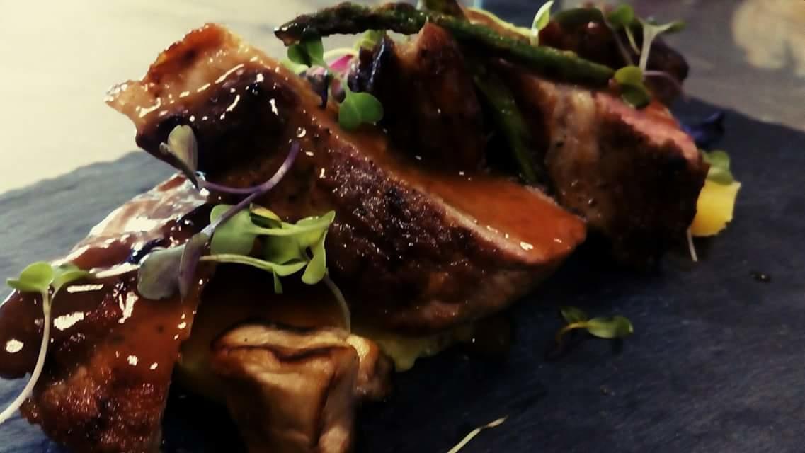 Hotel Restaurante Sostenible La Laguna 브로사스 외부 사진